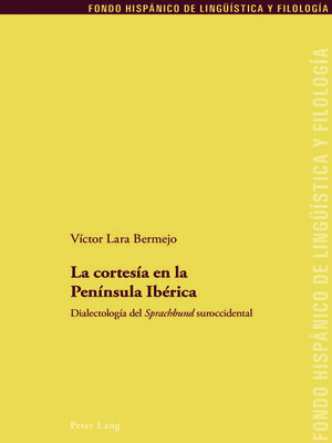 cover image of La cortesía en la Península Ibérica